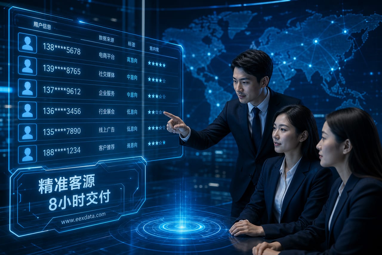 拒绝盲打浪费!EExData一手运营商大数据,8小时极速交付精准电销客源